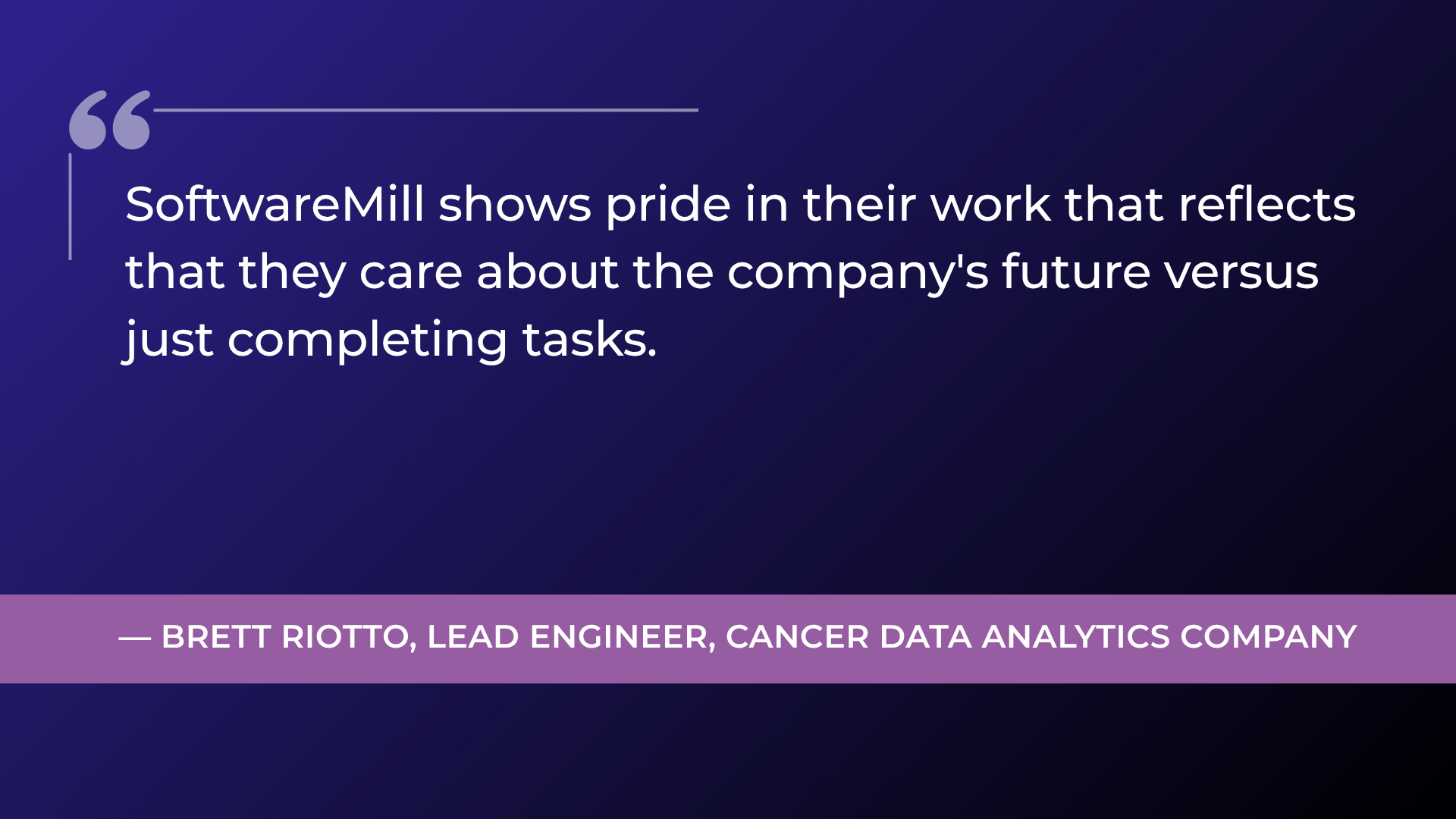 brett%20riotto%20quote Brett Riotto quote on SoftwareMill